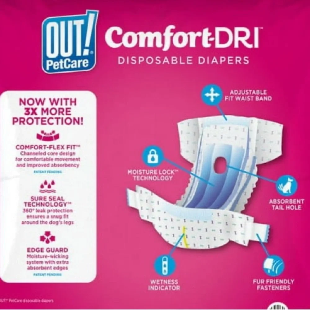 Dog Disposable Diapers, M/L